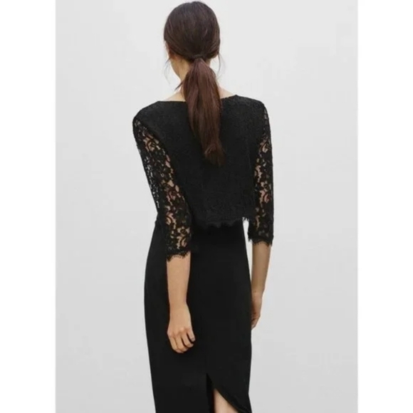 ARITZIA Babaton Stuart Lace Cropped Blouse in Rose Nude, Size XXS - Picture 10 of 12